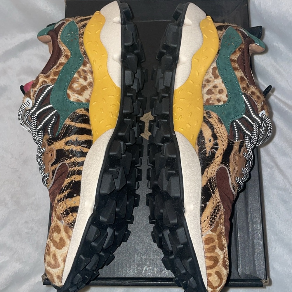 NWT Flower Mountain YAMANO 3 UNI Suede and Technical Fabric Sneakers - Picture 12 of 16